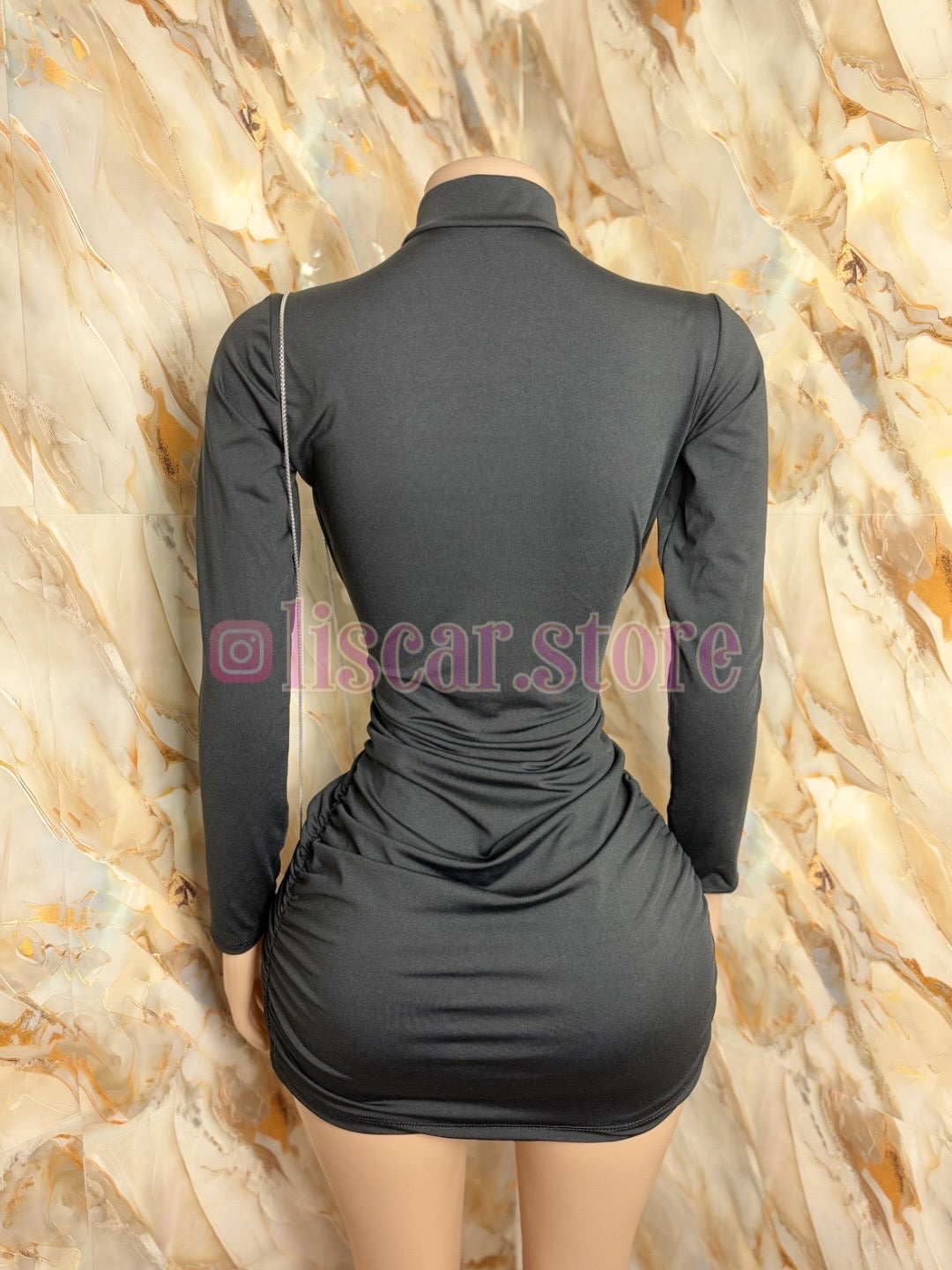 Vestido Transparencia Rubí