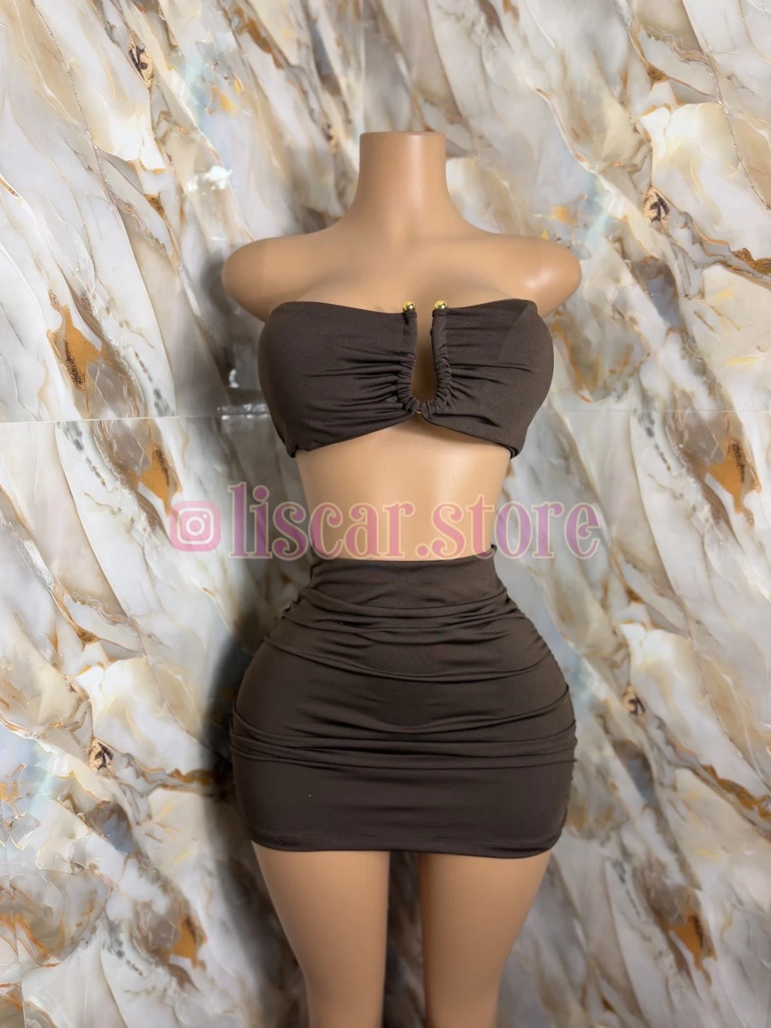 Conjunto Hebilla dorada Isabella