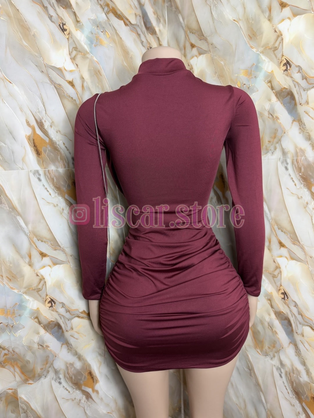 Vestido Transparencia Rubí