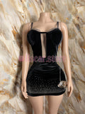Vestido terciopelo Gloss