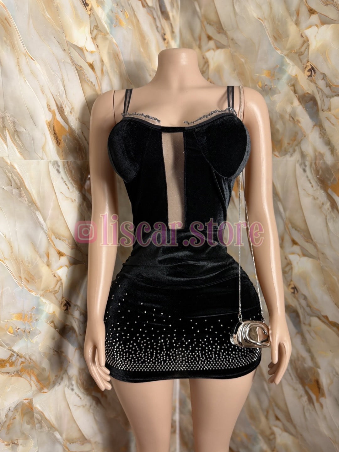 Vestido terciopelo Gloss