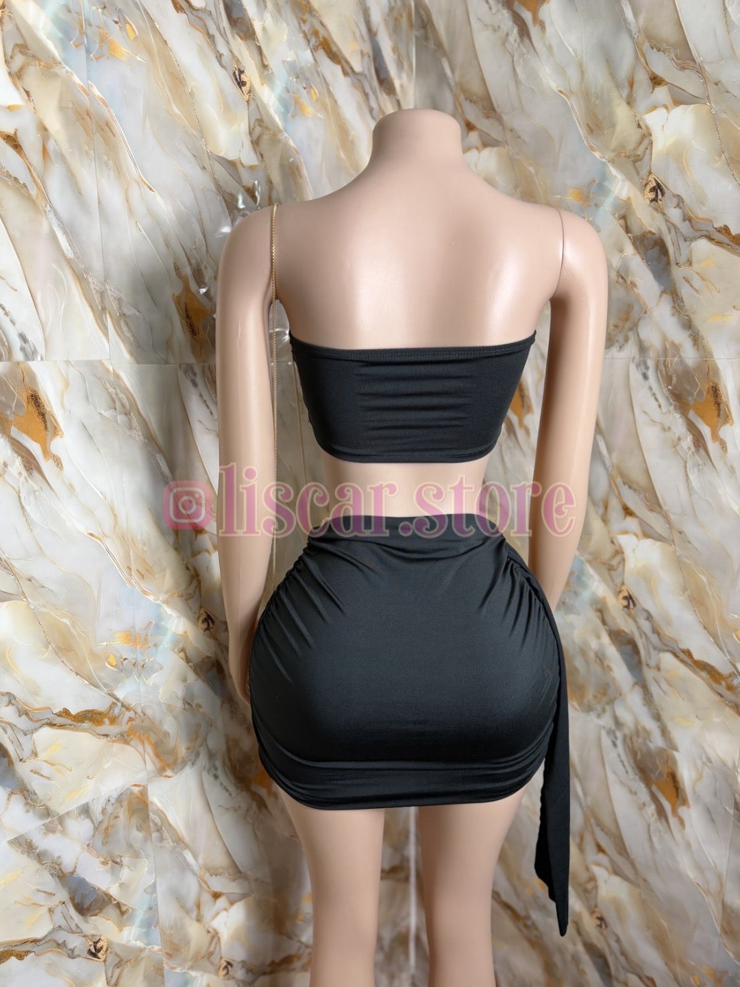 Conjunto top y falda sky