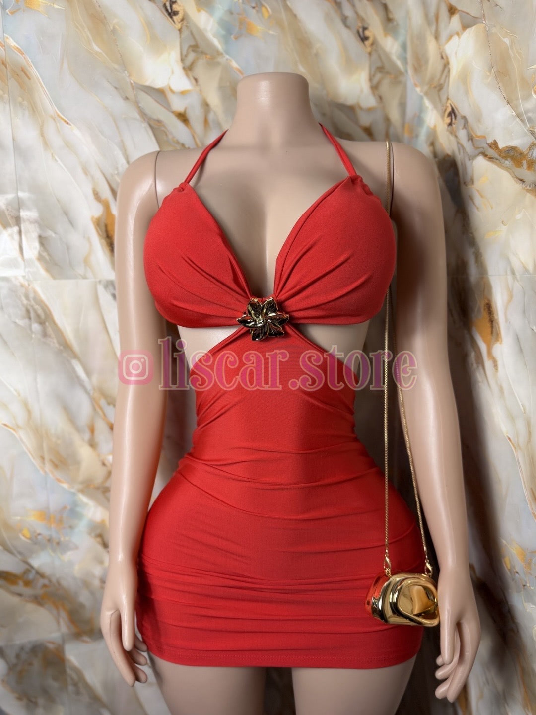Vestido con espalda descubierta Fleur