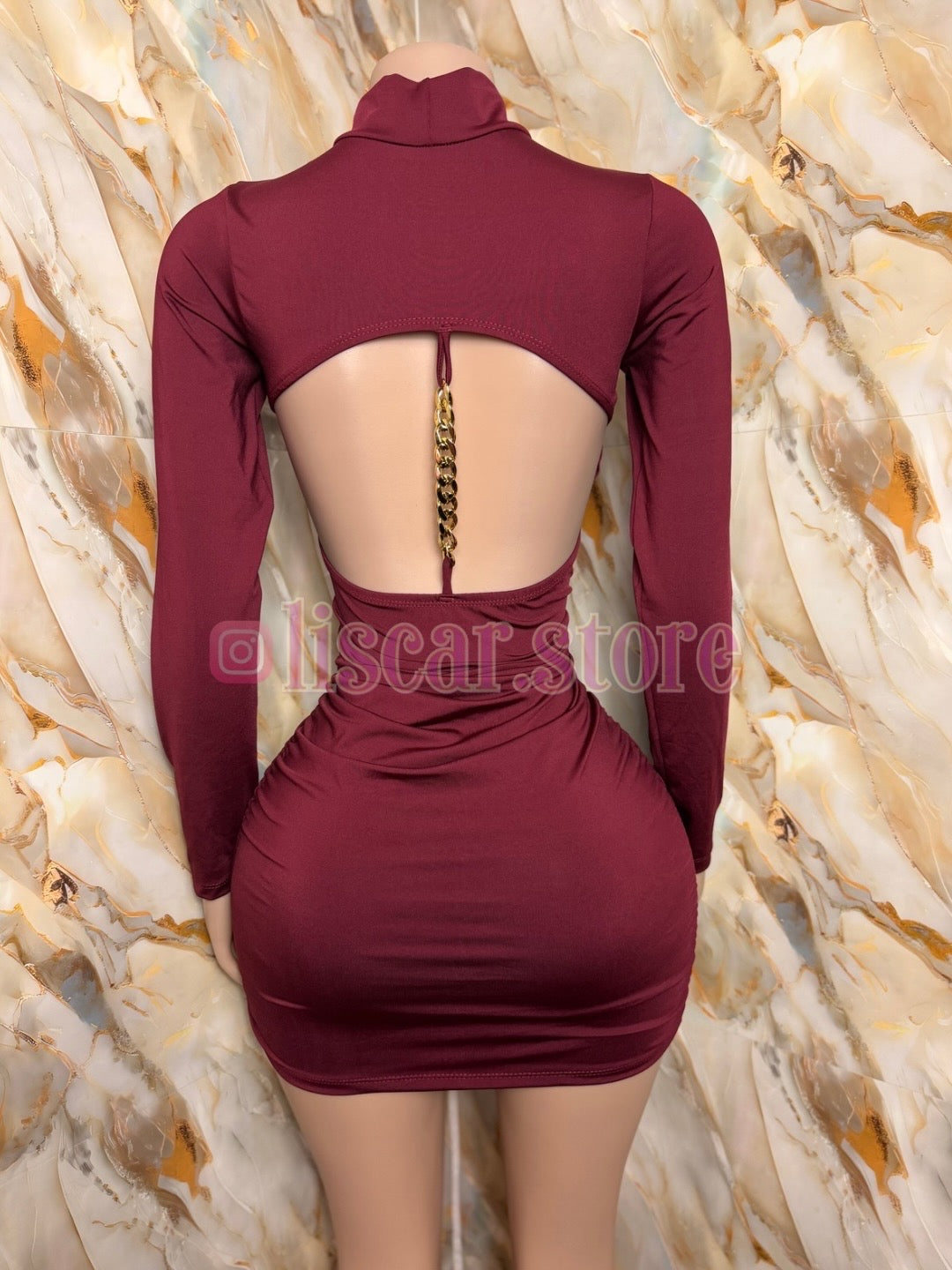 Vestido Cadenas Rosé