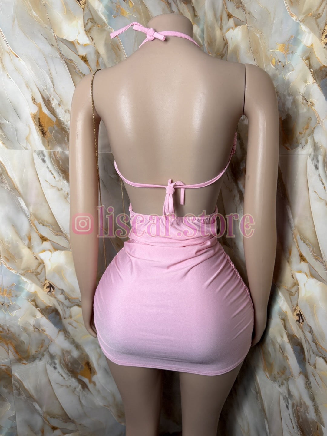 Vestido con espalda descubierta Fleur