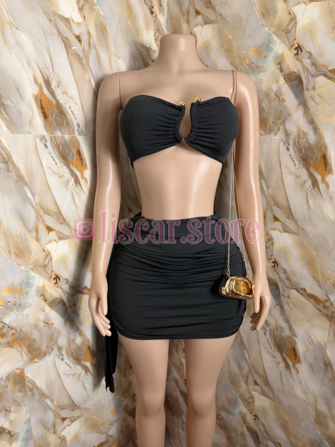 Conjunto top y falda sky