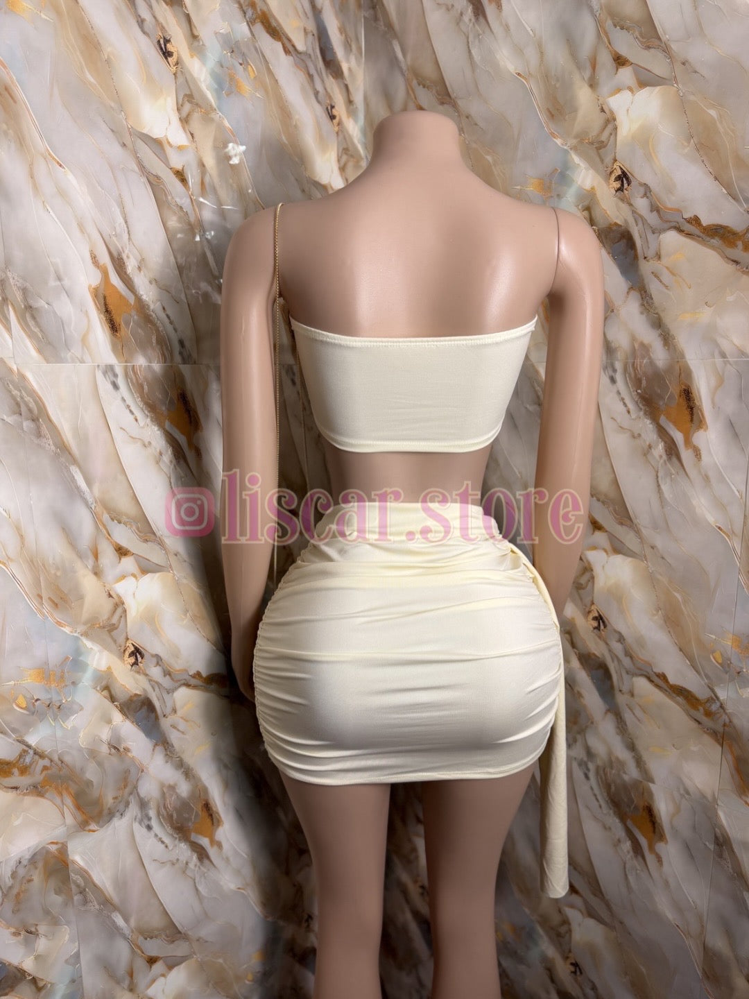 Conjunto top y falda sky