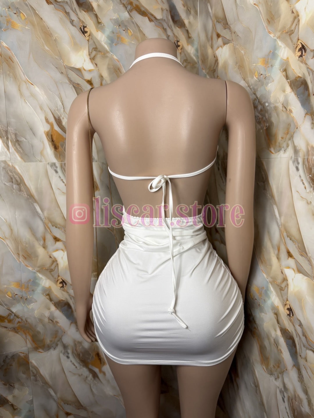 Vestido con espalda descubierta Fleur