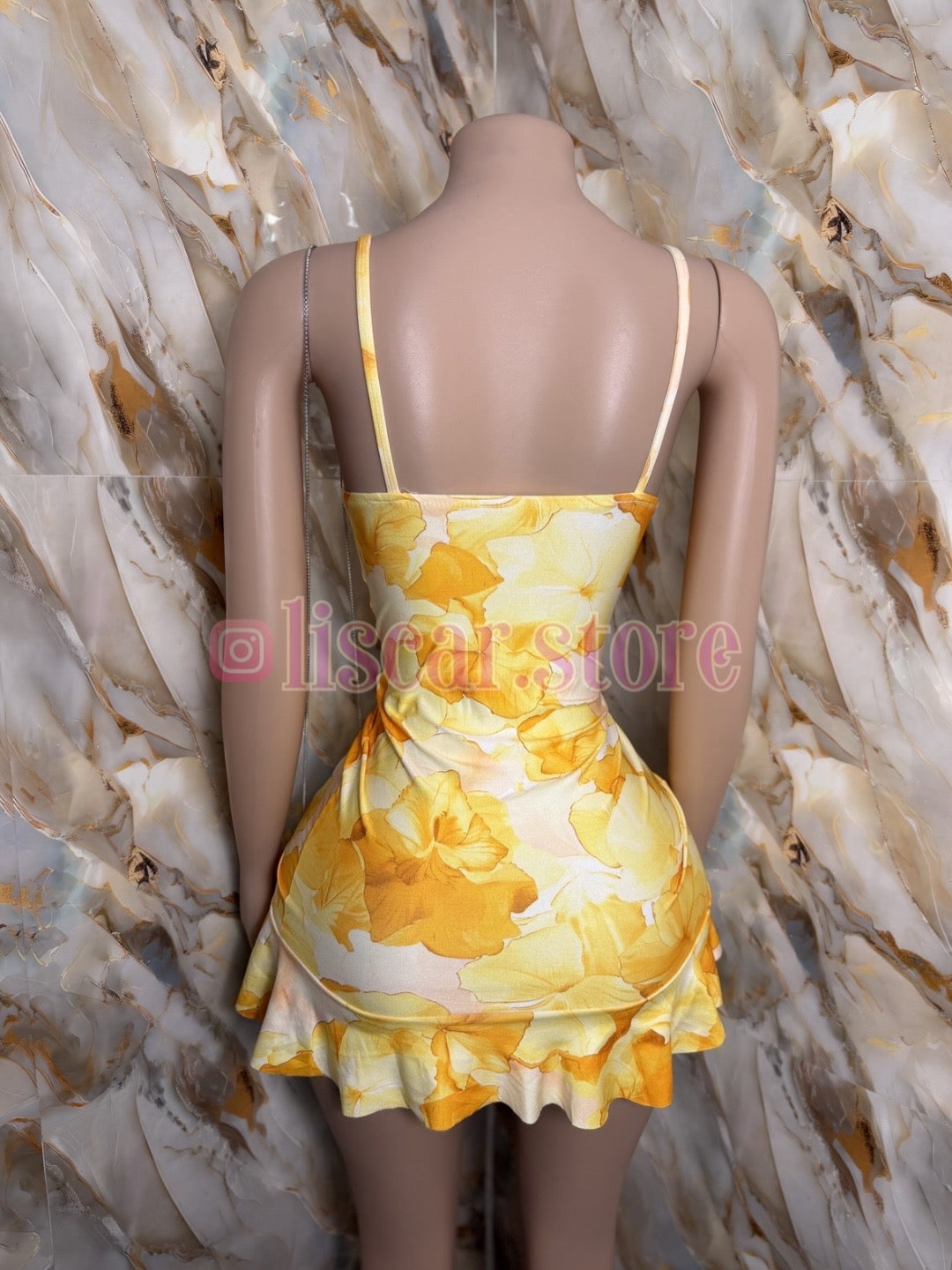 Vestido estampado flores