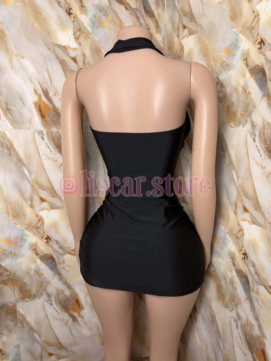 Vestido con escote drapeado Encanto