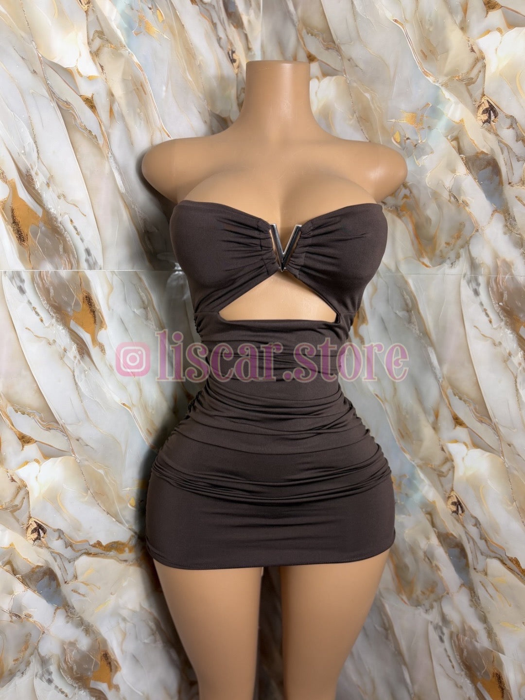 Vestido strapless Antonella