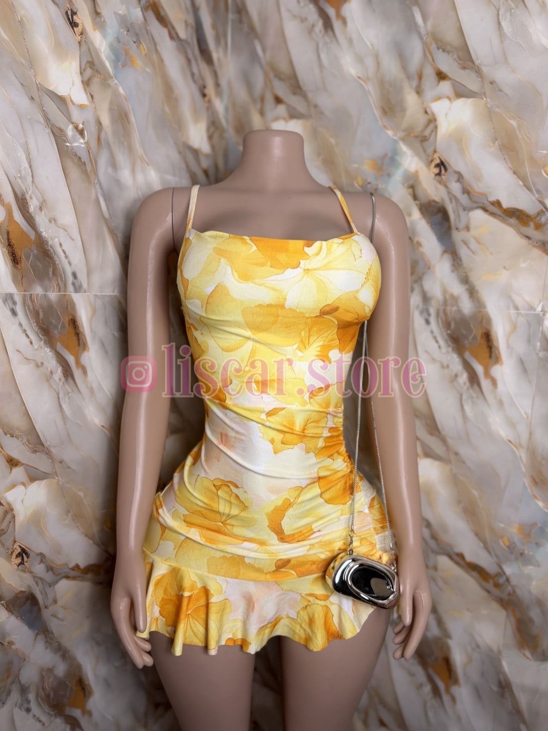 Vestido estampado flores