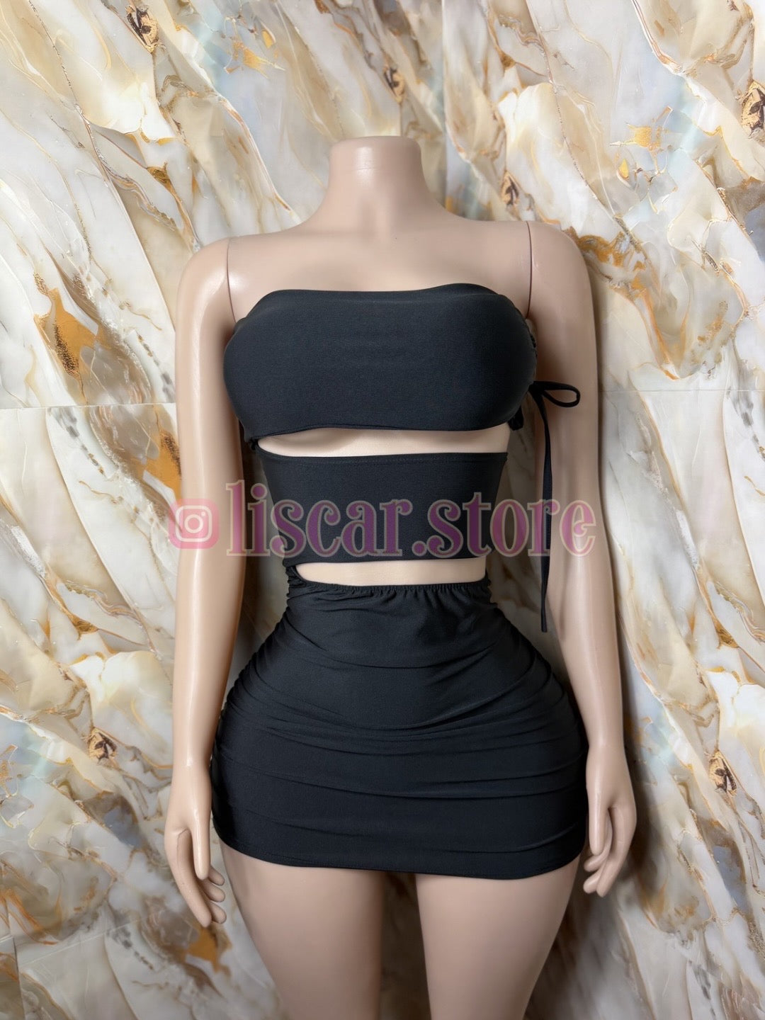 Vestido strapless Queen