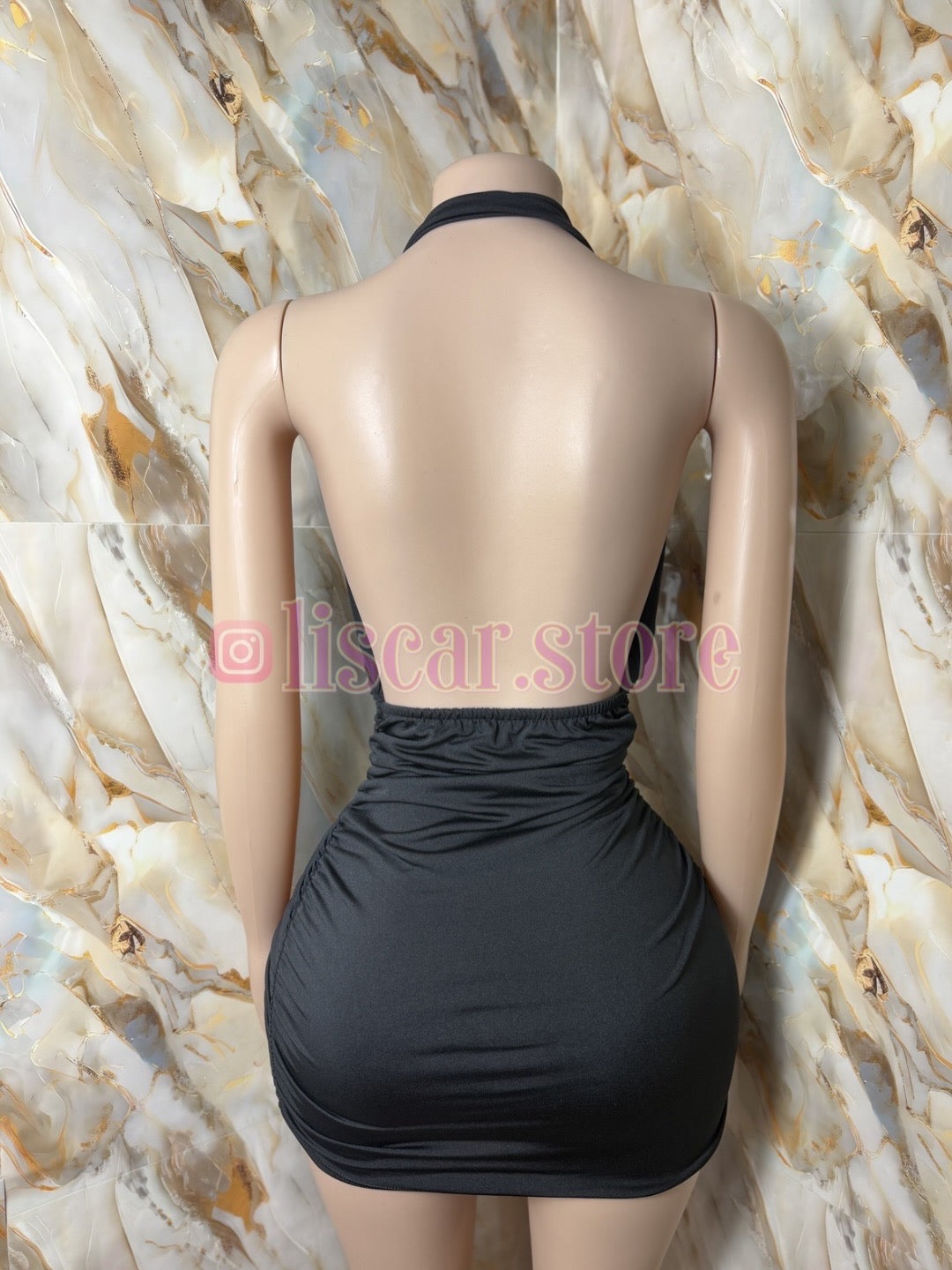 Vestido escote drapeado Griego