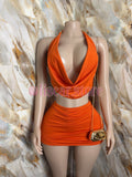 Conjunto falda Short y crop