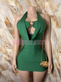 Vestido con escote drapeado Encanto