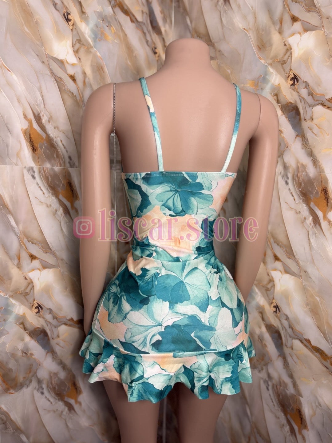 Vestido estampado flores