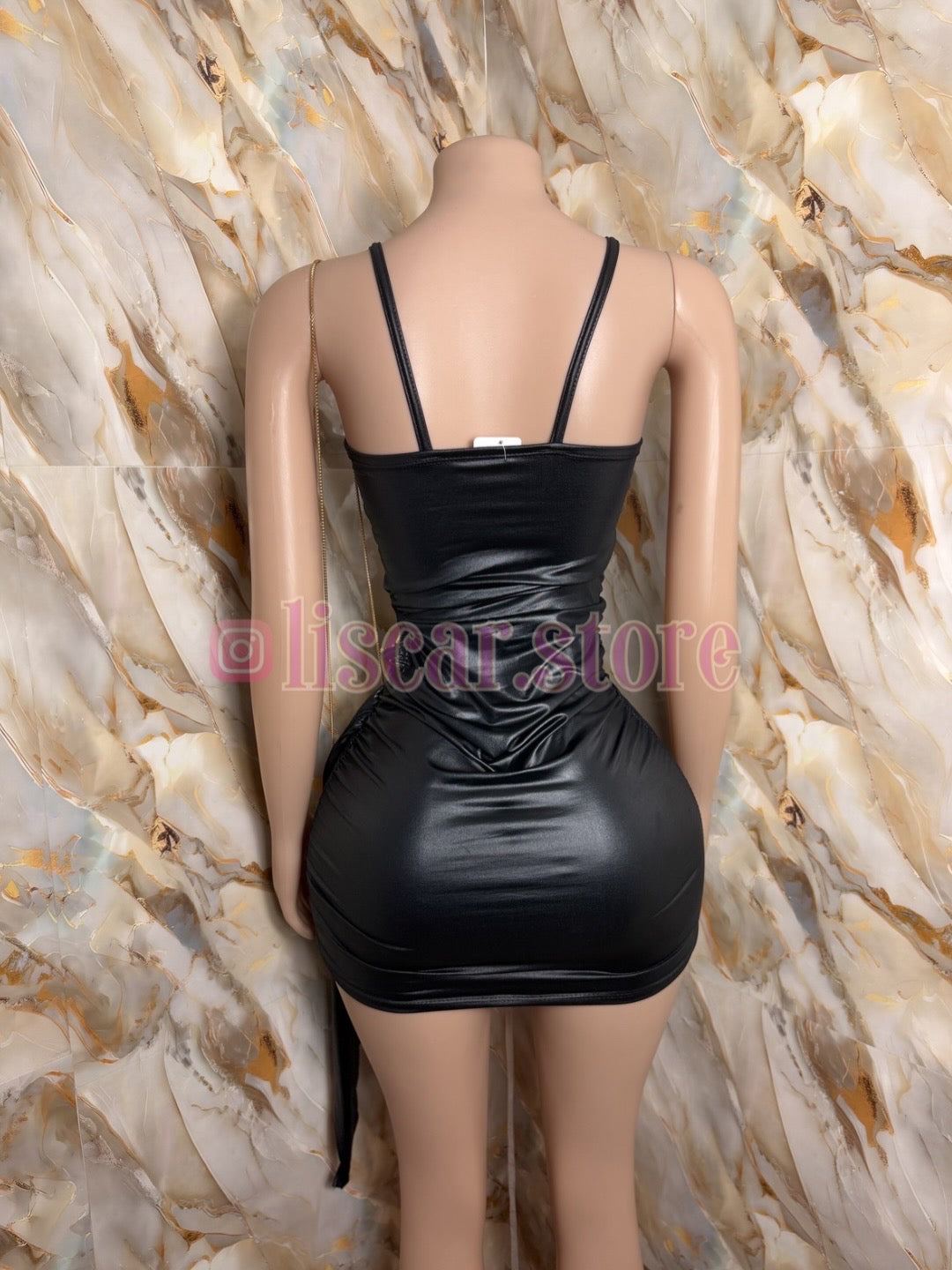 Vestido Corset Eco cuero luxor