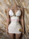 Vestido con espalda descubierta Fleur