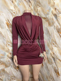 Vestido Transparencia Rubí