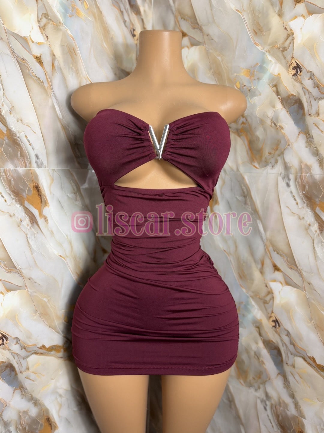 Vestido strapless Antonella