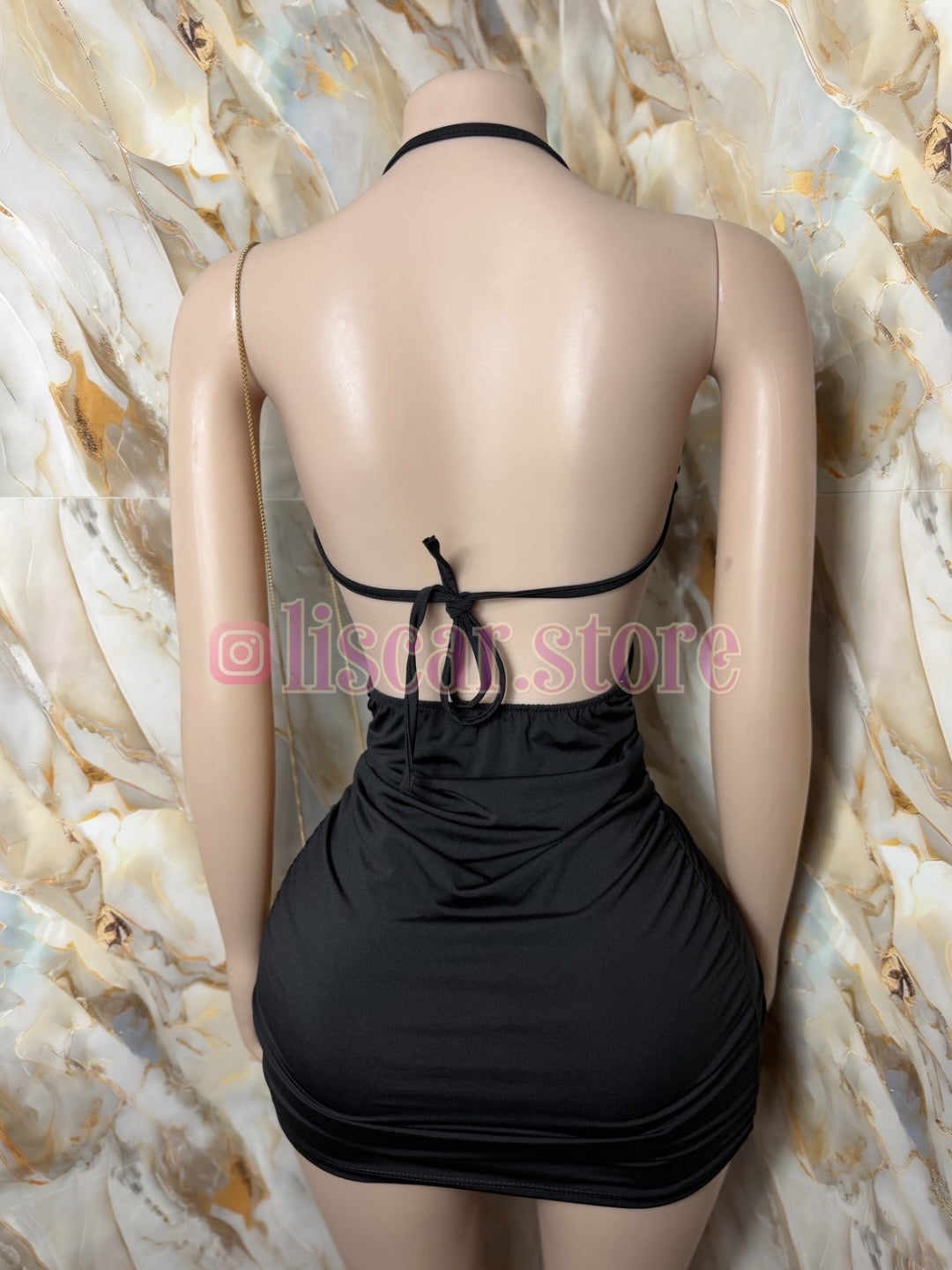 Vestido con espalda descubierta Fleur