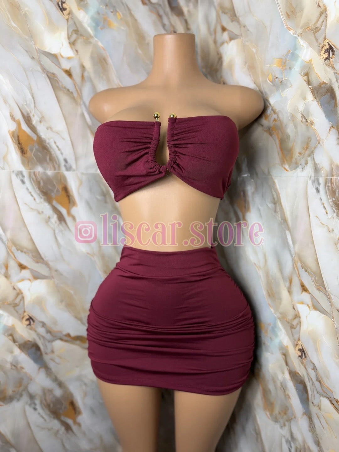 Conjunto Hebilla dorada Isabella