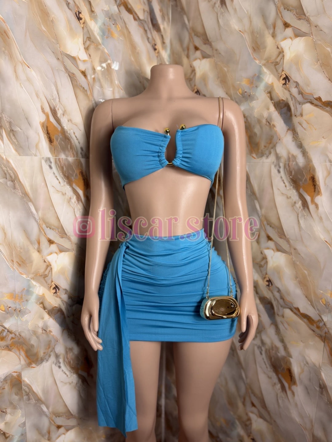 Conjunto top y falda sky