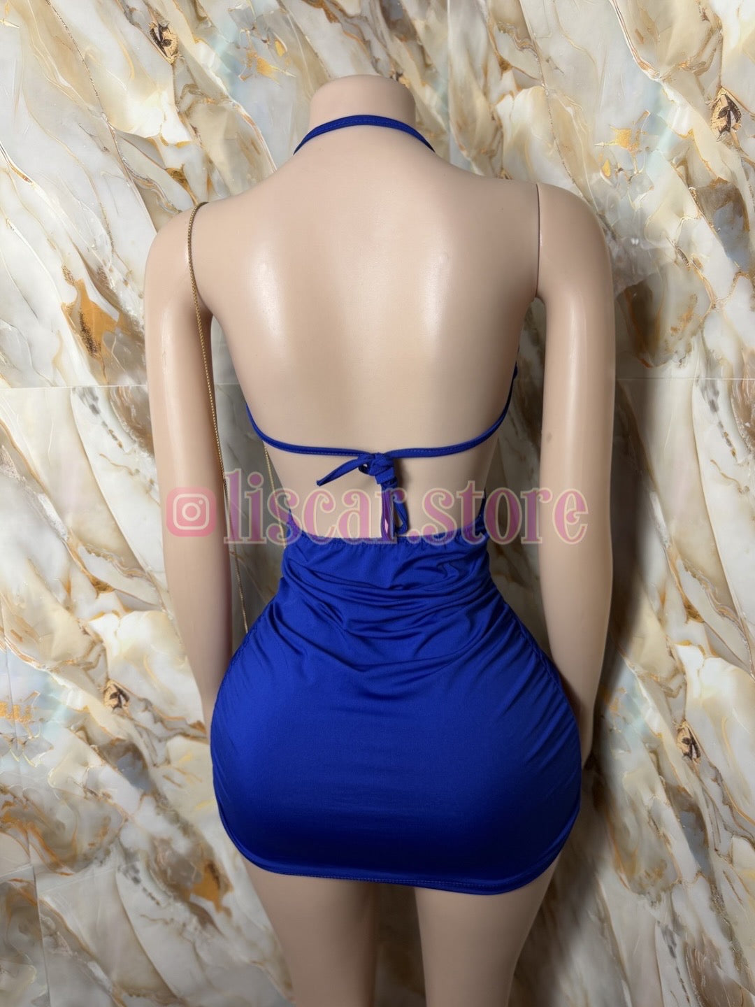 Vestido con espalda descubierta Fleur