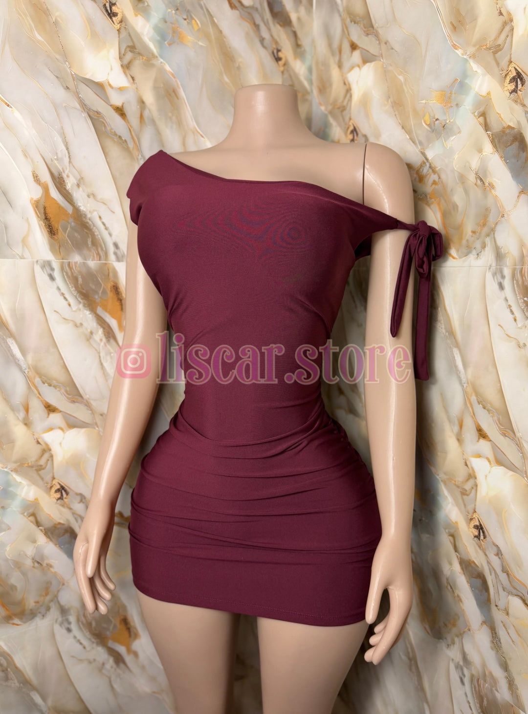 Vestido hombros caidos Nova