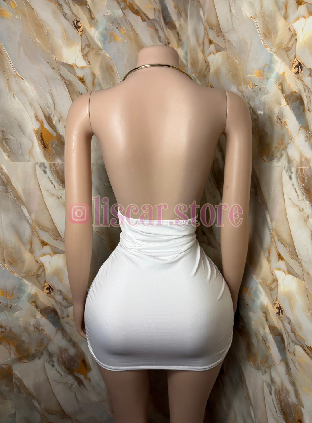 Vestido drapeado Aura