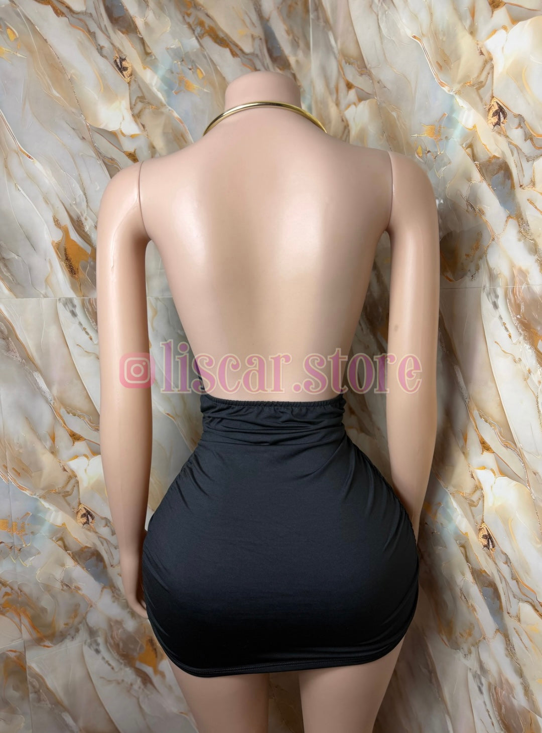 Vestido drapeado Aura