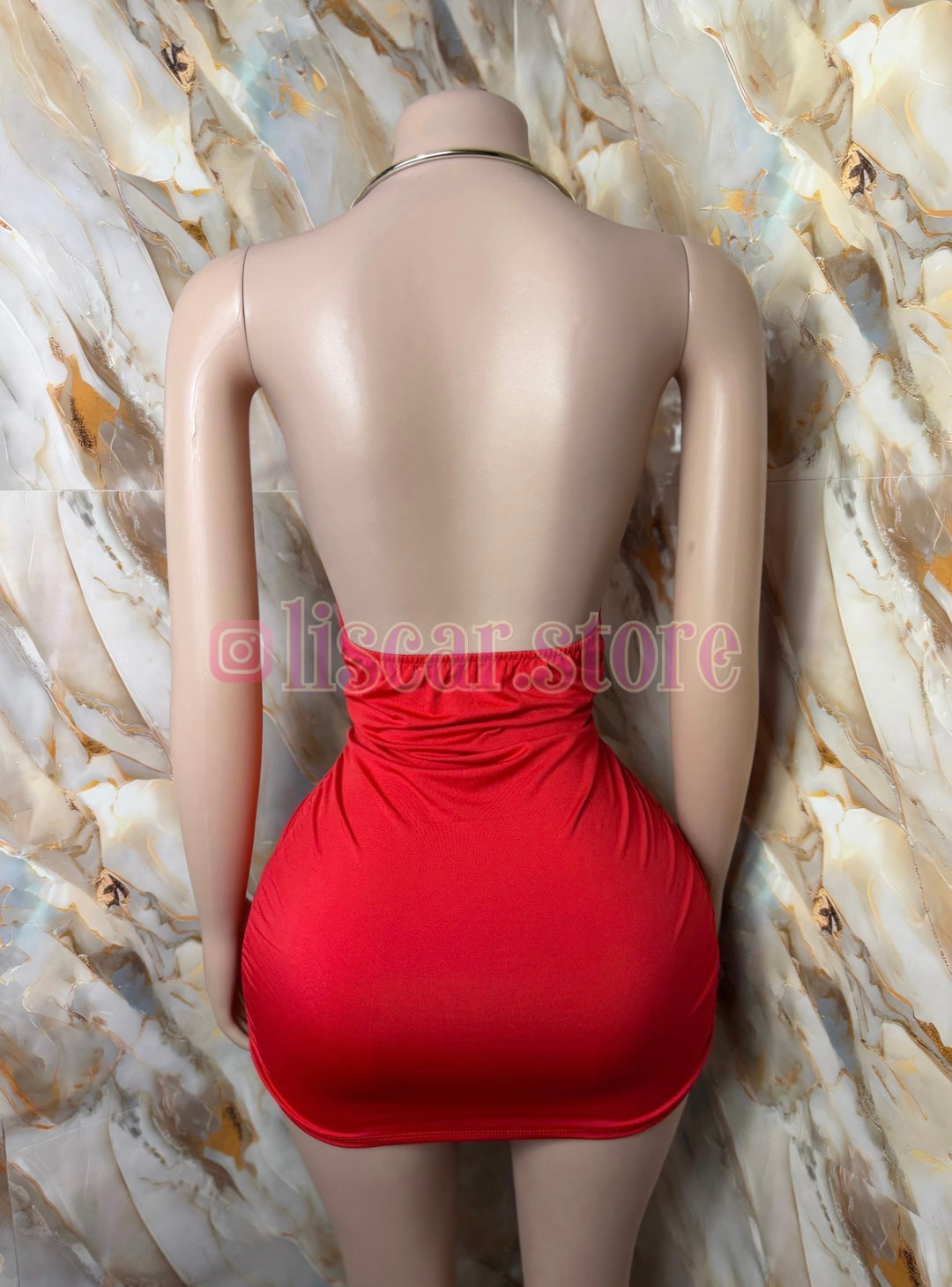 Vestido drapeado Aura