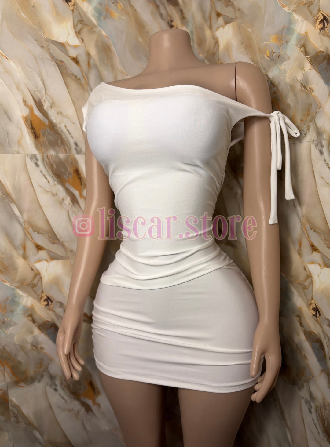 Vestido hombros caidos Nova