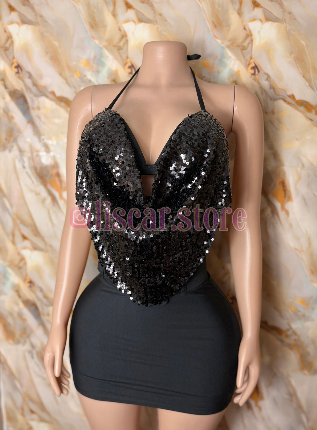 Crop lentejuelas
