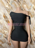 Vestido hombros caidos Nova