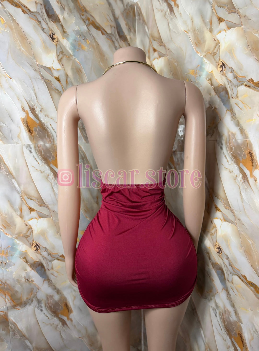 Vestido drapeado Aura
