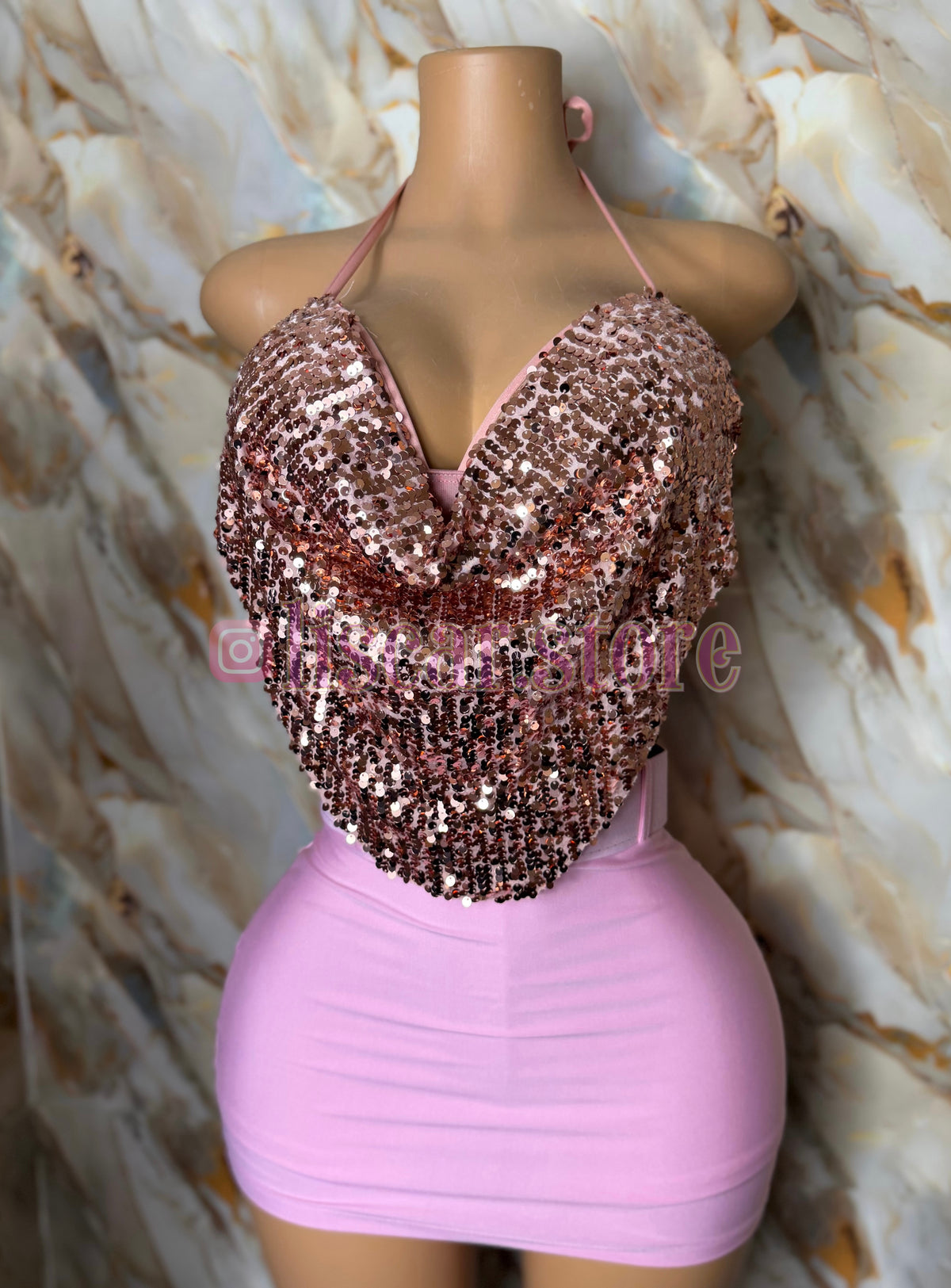 Crop lentejuelas